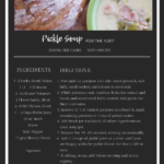 Pickle Soup Recipe Card