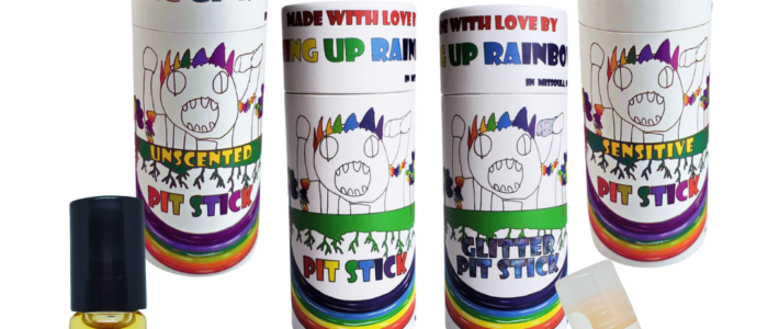 Deodorants, roller, lip balm and salve