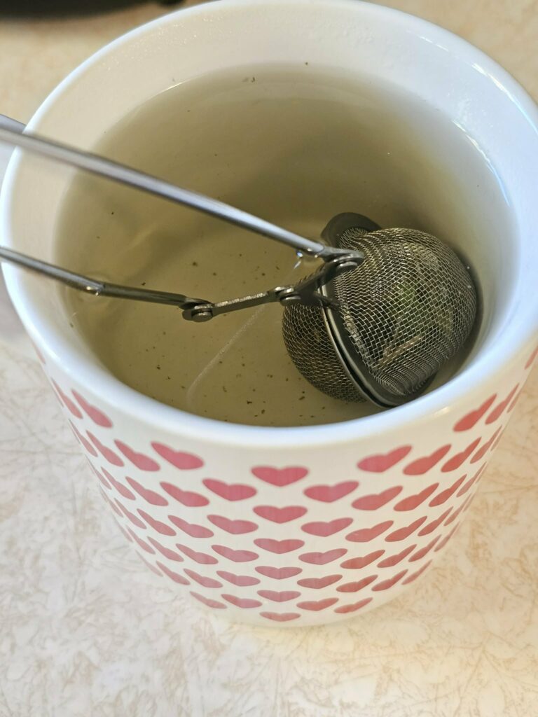 Tea Steeping in a Tea Ball