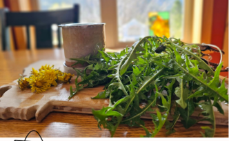 Dandelions and a Tea Cup